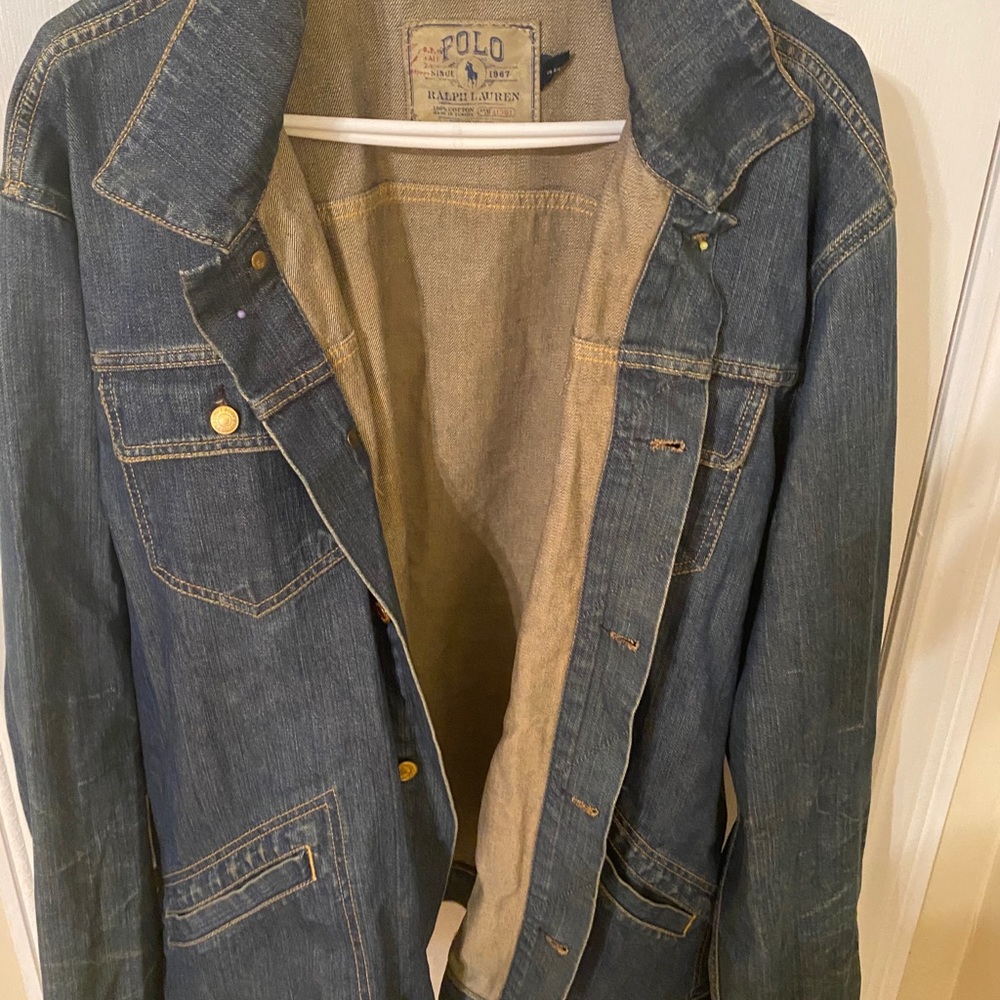 3XL Men’s polo Jean Jacket